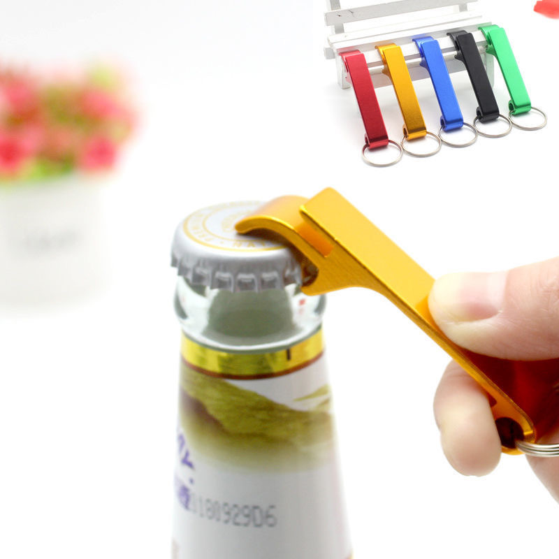 Штопор для пива многофункциональный алюминиевый сплав брелок логотип лазерный QR-код реклама подарок