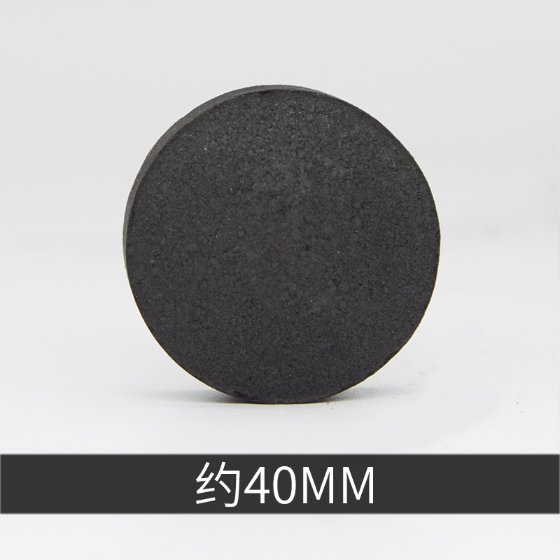 Quick-burning carbon 33mm fruit charcoal outdoor disposable round barbecue charcoal portable barbecue grill factory wholesale