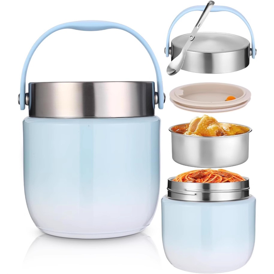 Изолированный ланч-бокс для кросс-браузера Amazon, 24-часовая изоляция, для офисных работников