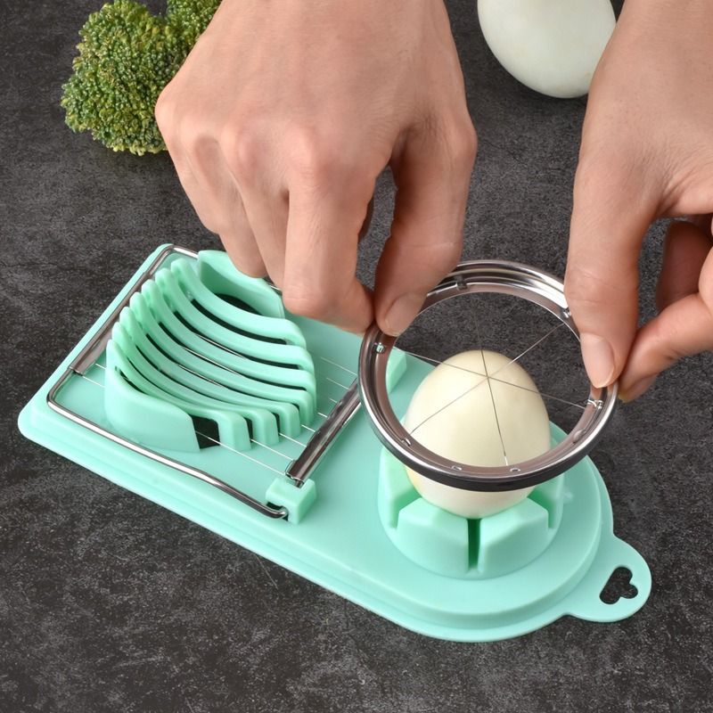Spot egg cutter combination multi-functional two-in-one egg cutting artifact fancy preserved egg pine egg egg slicer