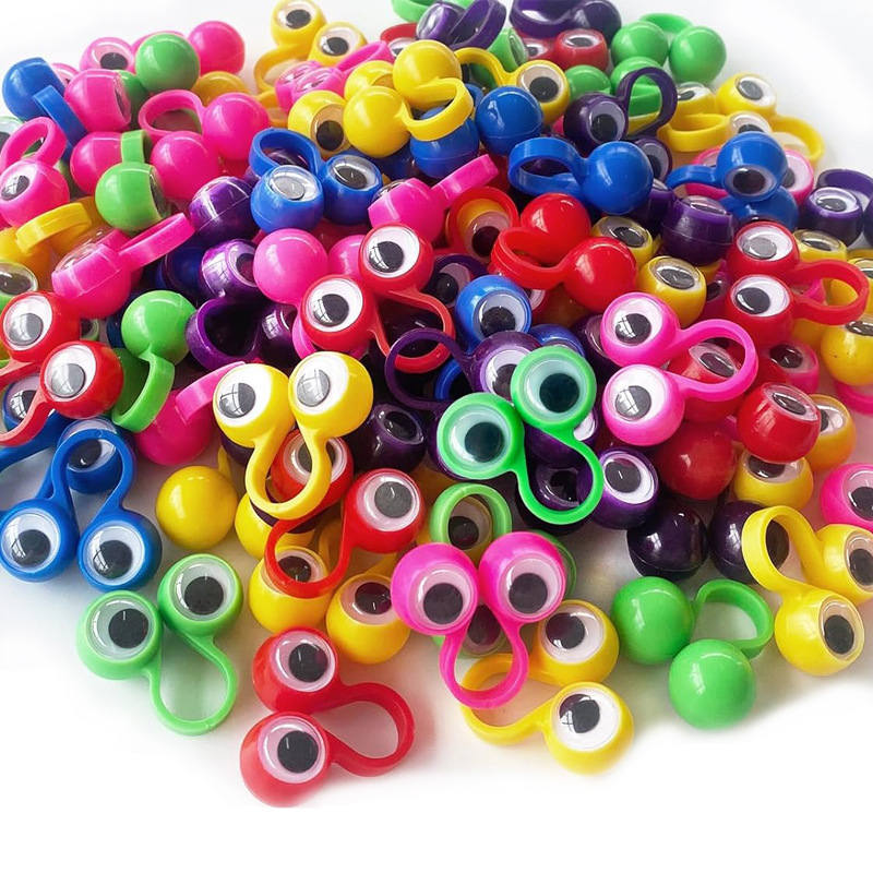 Cross-border Hot Finger Activity Eye Ring Halloween Party Funny Finger Eye Small Toy Accessories