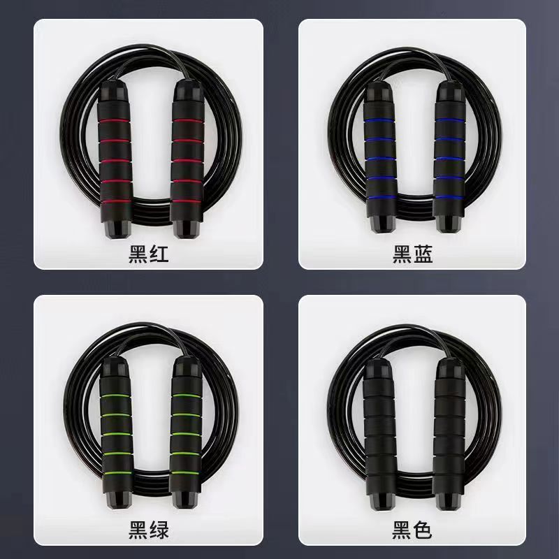 Amazon load steel wire rope skipping fitness exercise sports student competition bearing skipping rope sporting goods wholesale