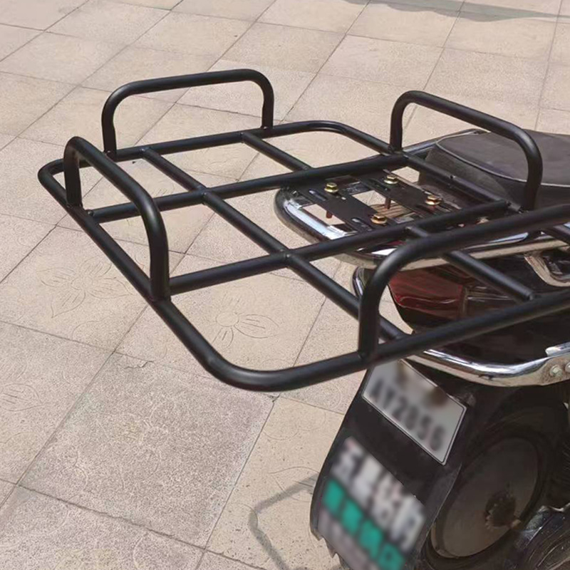 Vehicle-Mounted Tail Rack Fixed Tray Iron Shelf Delivery Box Rack Frame Electric Vehicle Rear Reinforcement