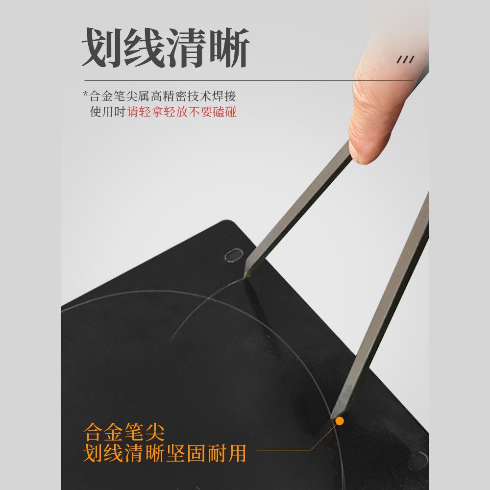 Special alloy compass scriber for fitter Industrial scriber Carpenter drawing machine 8-12-24 inch 6