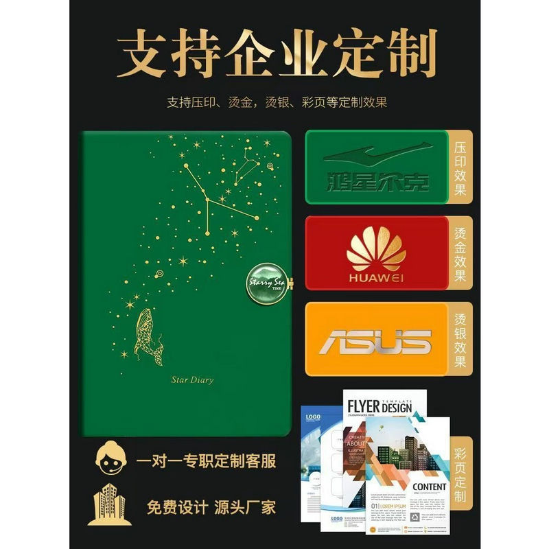 Schedule Daily Plan Efficiency Manual Annual Calendar Business Office Notepad Notebook Custom Cover