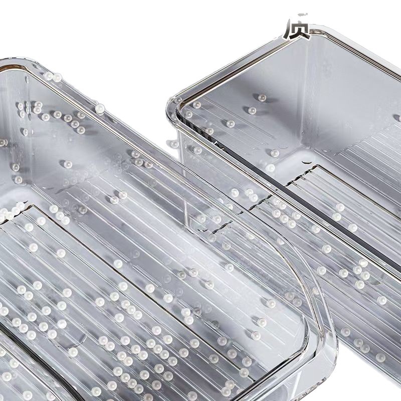 Refrigerator Storage Box Food-Grade Crisper Frozen Egg Storage Box Kitchen Vegetable and Fruit Special Organizing Artifact