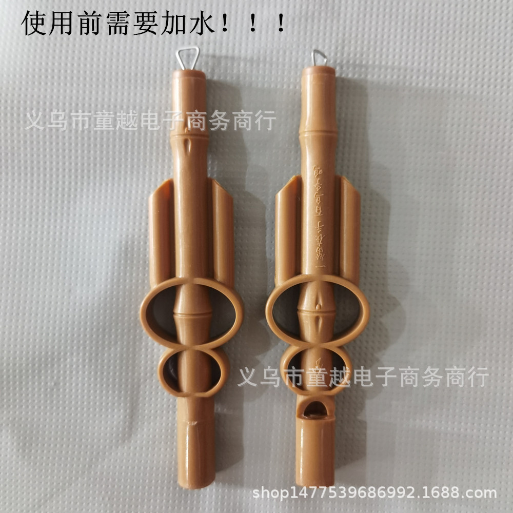 Trendy Scenic Spot Brown Bird Flute Mini Bird Flute Music Rhythm Bird Call Bird Whistle One Flute in Hand Hundred Birds Singing Gift