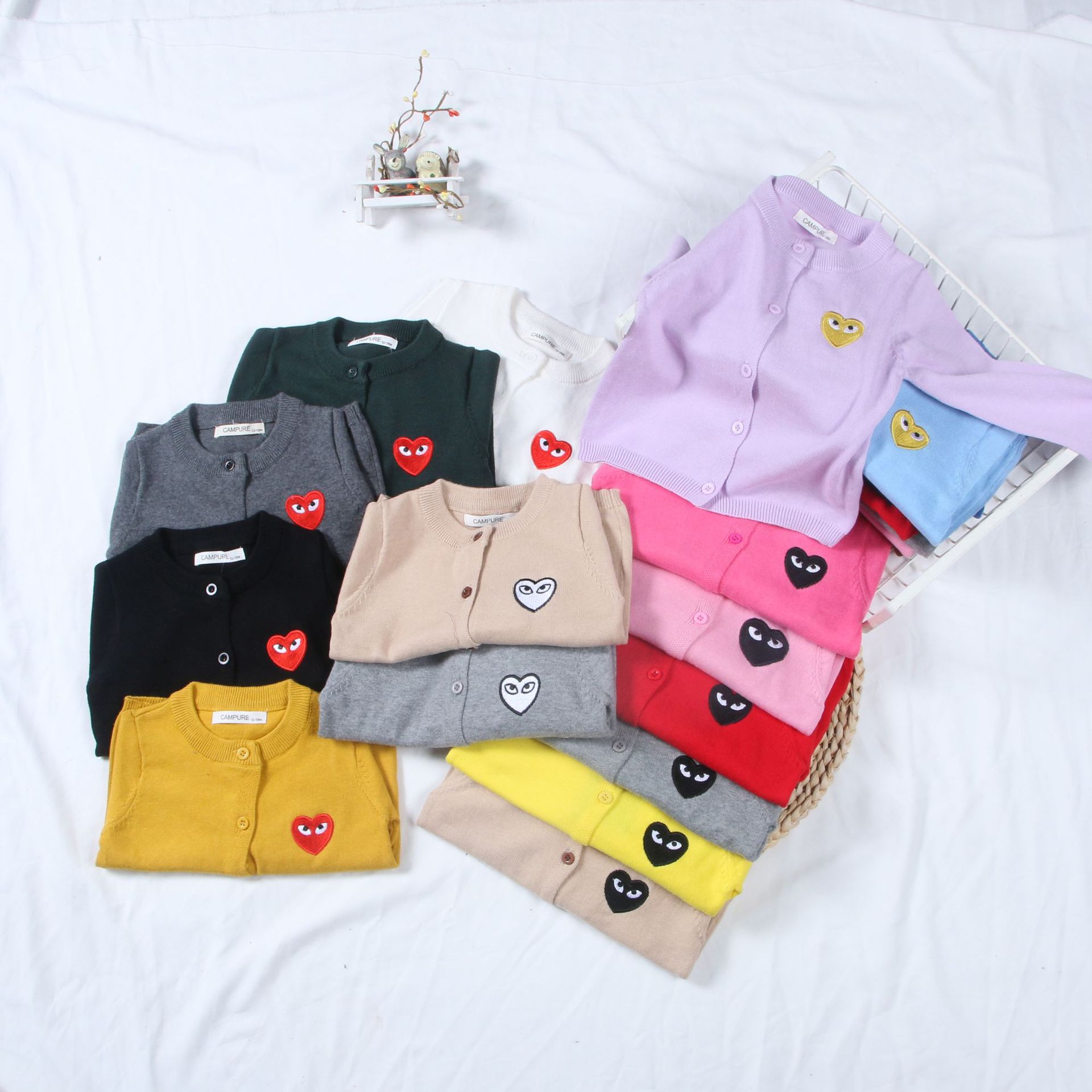 Европейская и американская мода, новая вязаная одежда для детей с вышивкой