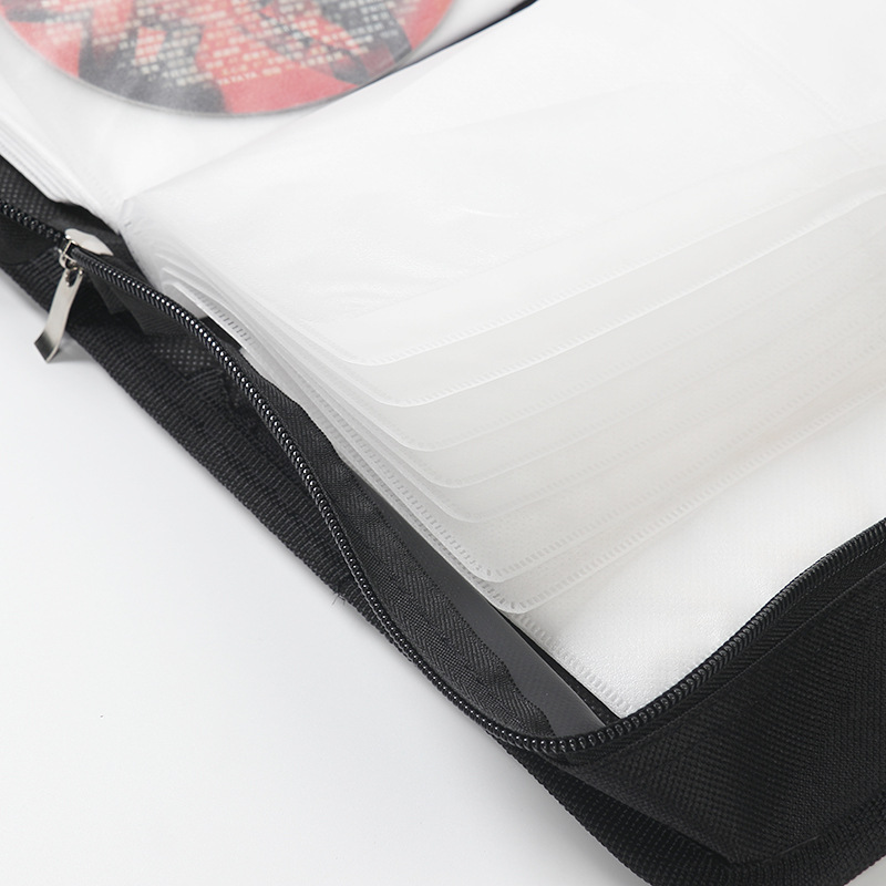 In-Stock Cd Case 128 Discs Thickened Inner Pages Large Capacity Storage Box Cd Case Portable Car Disc Case