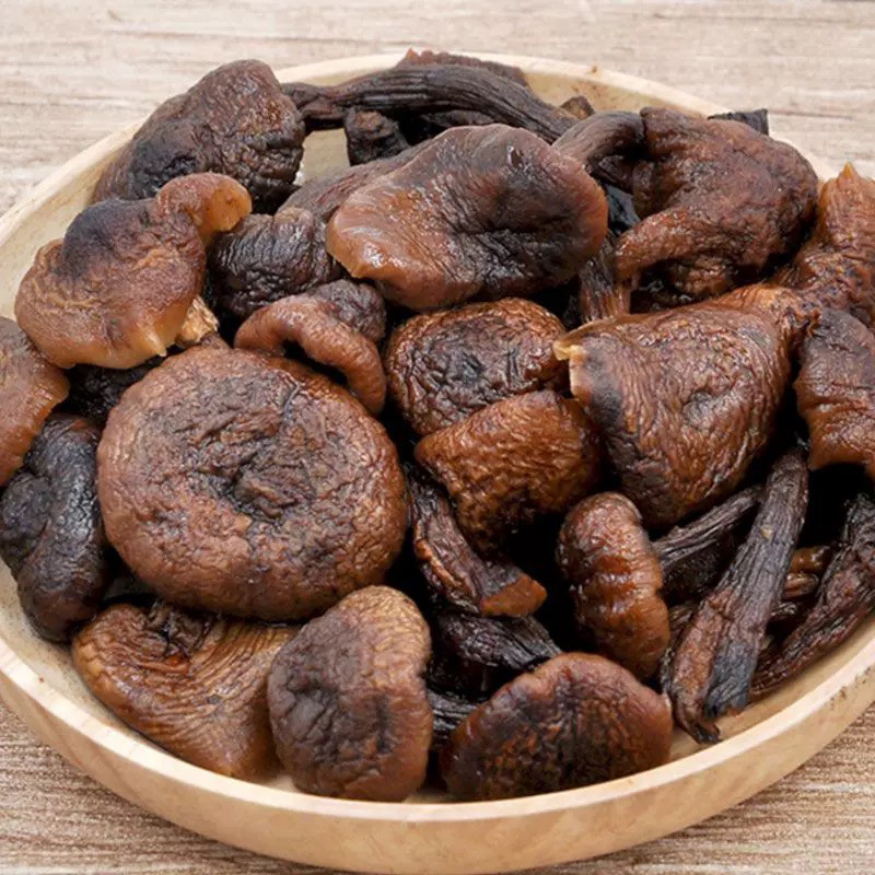 Northeastern Wild Hazelnut Mushroom Slices, Dry Goods, Specialty Selection, Sulfur-Free, Smoked and Dyed, Shipped from the Place of Origin