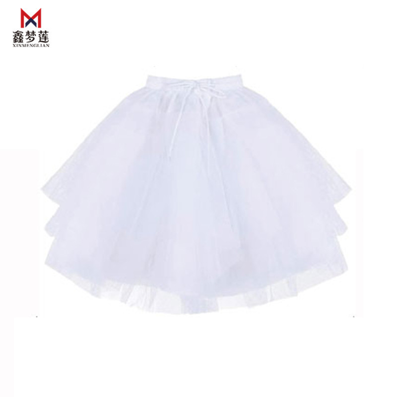 lolita dress violent skirt boneless skirt cosplay dress maid ballet short puffy white gauze
