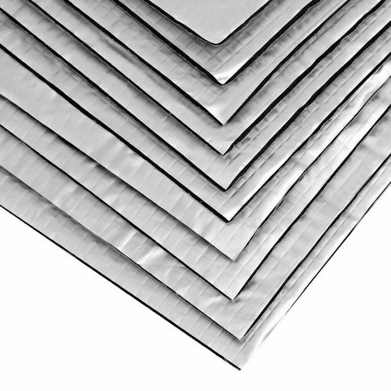 10 Sheets Soundproof Shock Mat Car Mute Compact Van5Mm Insulation Cotton