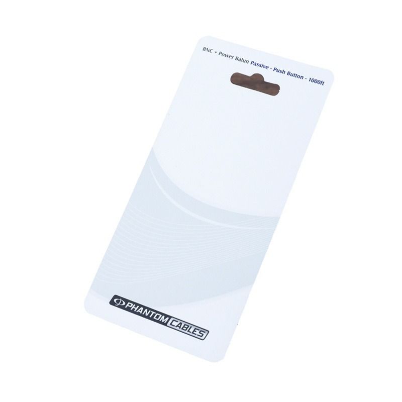 Guangdong Factory Paper Card Custom Printed Colorful Aircraft Hole Folded Card Head Special-shaped Cardboard Small Label Tag Blister