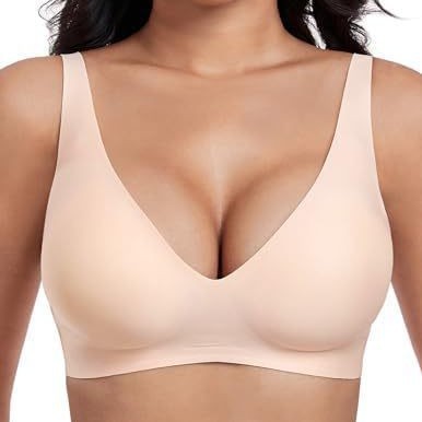 Spot Cross-Border Amazon Hot Sale Special for Foreign Trade Underwear Women's Popular Style Seamless Wire-Free Comfortable Full-Cup Bra