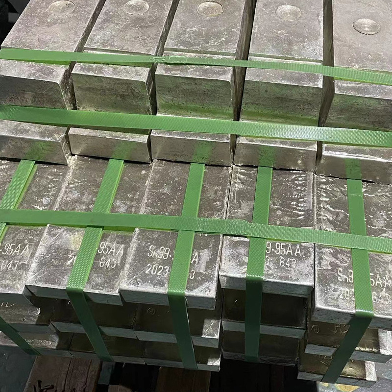 99.95% High Purity Yuntin Yunxiang Yunnan Tin Ingot Spot Electroplated Tin Ball Tin Rod Tin Foil Paper Industrial Use