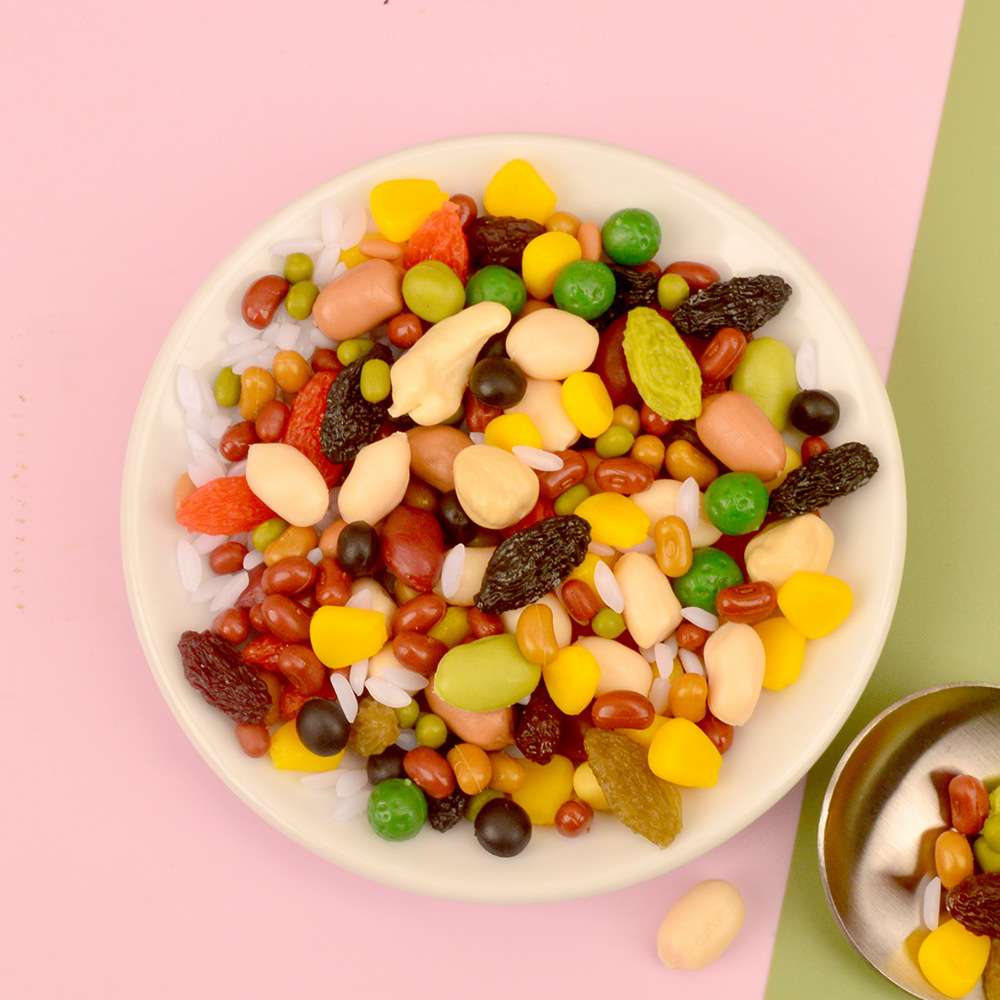 Simulated Grains, Corn, Mung Beans, Food Model, Handmade Ball Filling Material, Slime Rice Display Sample