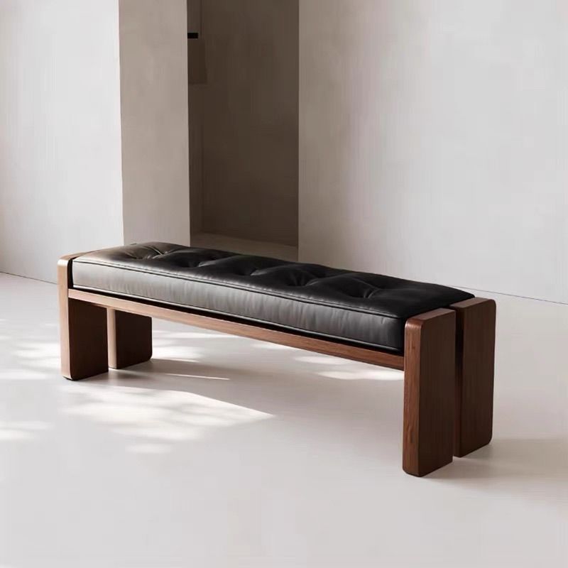 Medieval Style Solid Wood Bench Bedroom Bed End Bench Home Shoe Changing Bench Designer Cloakroom Rest Bench Hotel