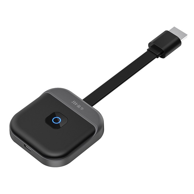 Jinghua Wireless Screen Projector 2.4+5g Dual-Band No Delay Mobile Phone Connected to Tv Screen Projector High-Definition Display