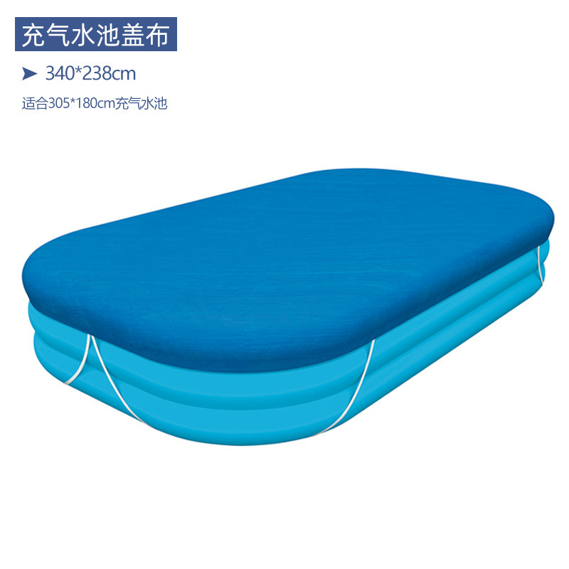 Pe Braided Swimming Pool Cover Inflatable Swimming Pool Floor Cloth Pool Mat Swimming Pool Cover Cloth