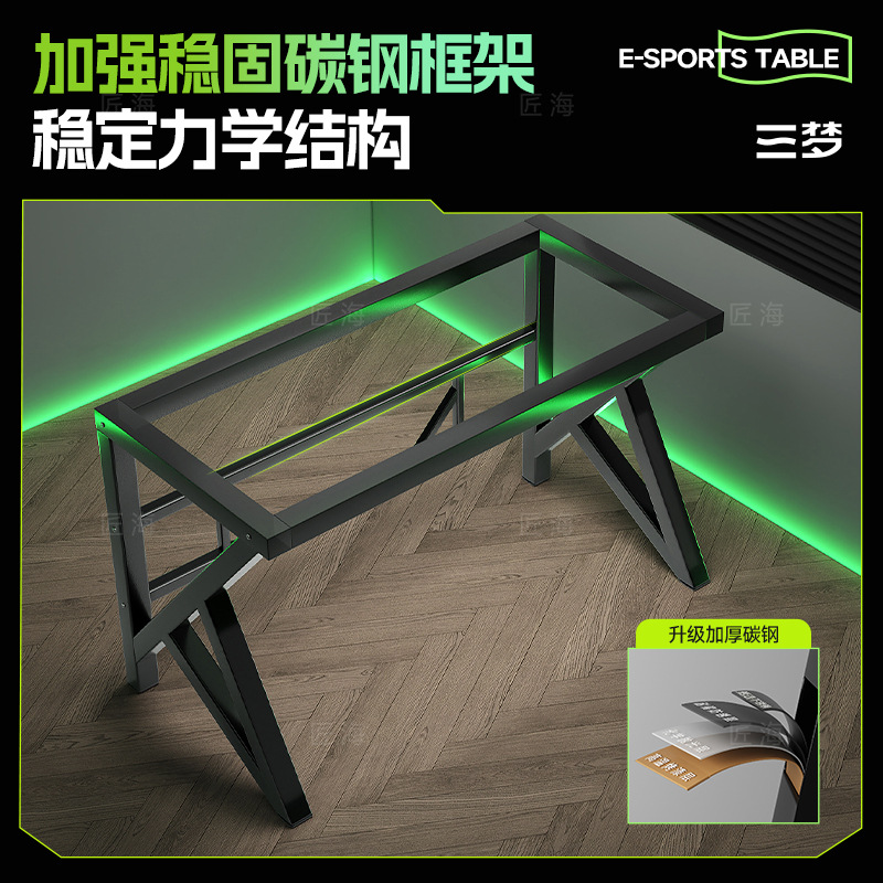 Computer Desk, Desktop Home Gaming Table and Chair, Simple Bedroom Rental House Desk, Student Desk, Office Desk