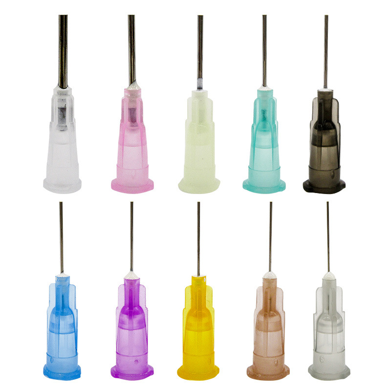 1/2 inch plastic steel dispensing bayonet needle flat needle dispensing machine needle dispensing needle nozzle half inch needle nozzle