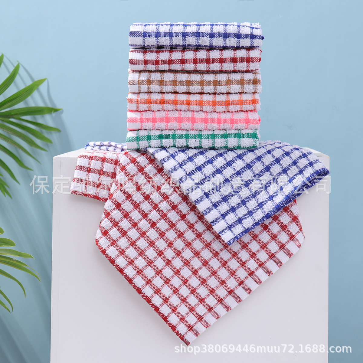 90g yarn dyed tea towel factory direct sales tea towel 40*65cm kitchen