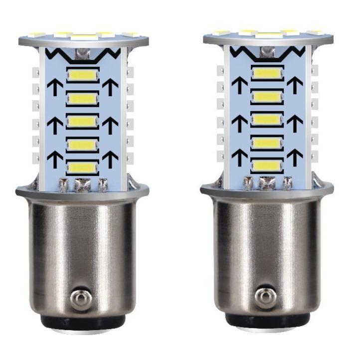 New motorcycle burst brake light 1157-3014-30SMD electric car burst brake light