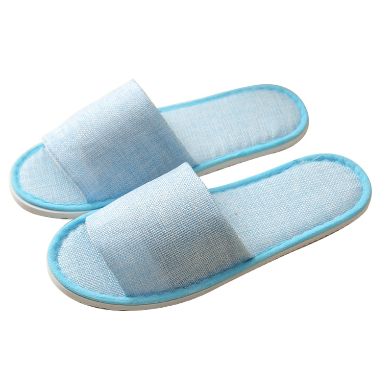 Wa Star Hotel Disposable Slippers for Indoor Use, Men's and Women's Adult Models, Summer Homestay, Thickened, Non-Slip, Customizable