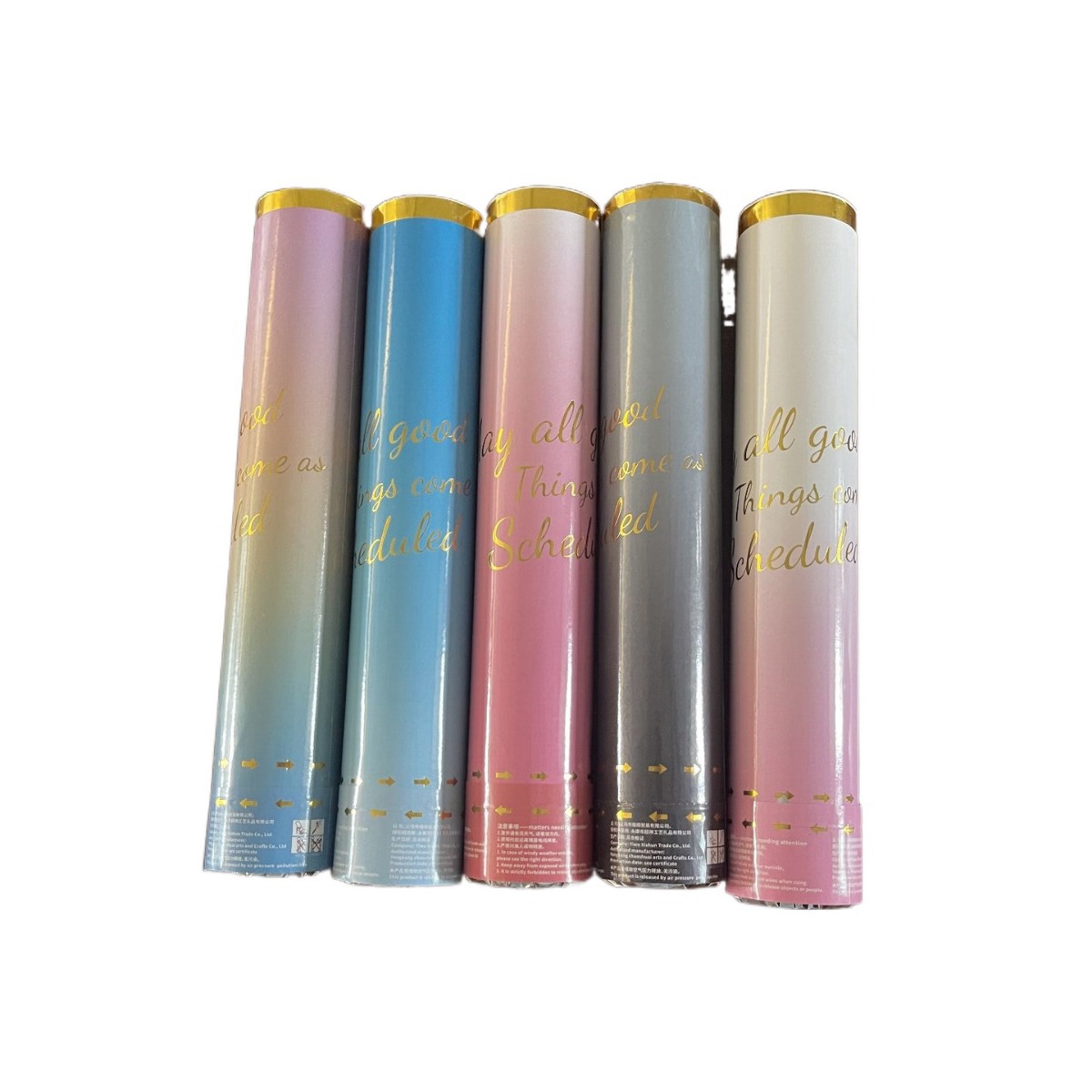 Hand-Held Small Salute Birthday Party Fireworks Salute Tube Housewarming Celebration Wedding Festival Hand-Twisted Flower Tube