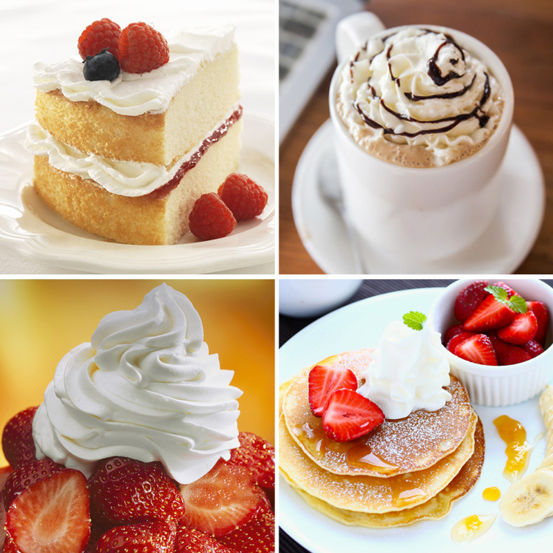 President Spray Cream 250g Light Thin Canned Household Instant Animal Cake Milk Tea Baking Spray Irrigation