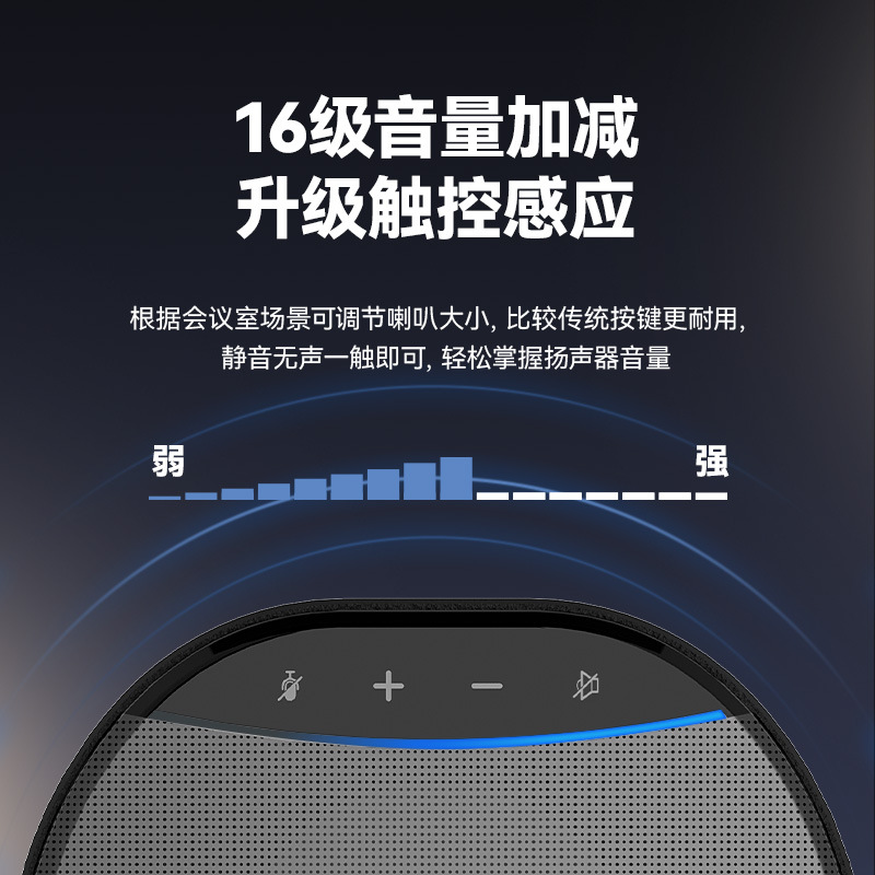 Noise Reduction Audio Speaker USB Desktop Microphone 5m Sound Pickup Video Conferencing Omnidirectional Microphone Conference Phone