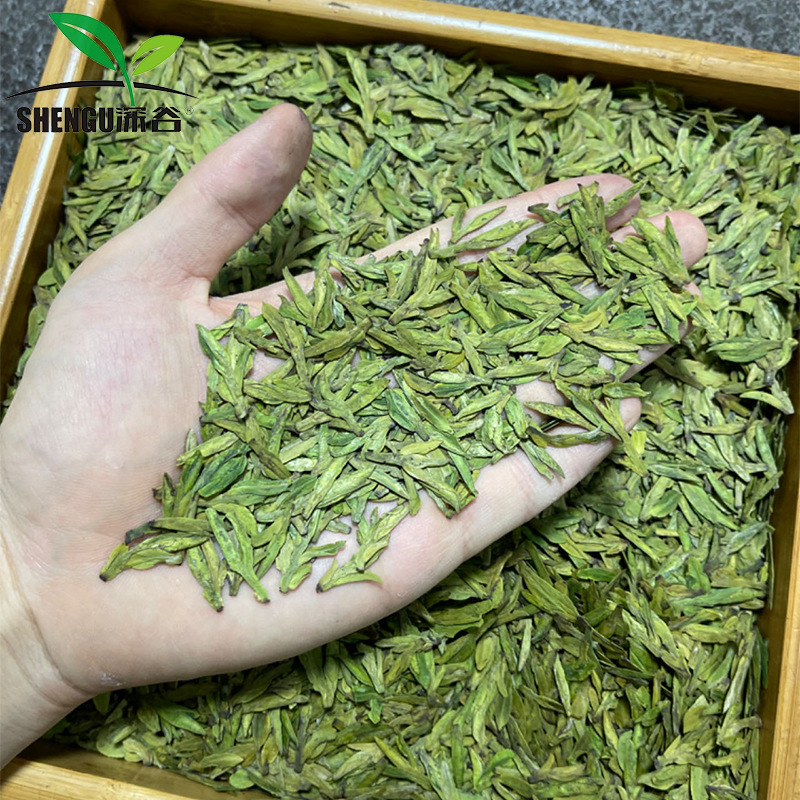 Zhejiang Longjing Green Tea Songyang 2025 New Tea Mingqian Spring Tea Luzhou-flavor Gift Box Bulk Longjing Craft Tea Wholesale