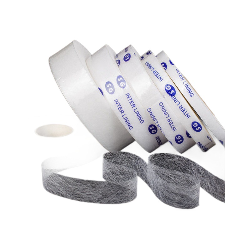 Double-Sided Adhesive Lining Adhesive Viscosity Ironing for Clothing Double-Sided Adhesive Trouser Hem Adhesive Lining DIY Accessories