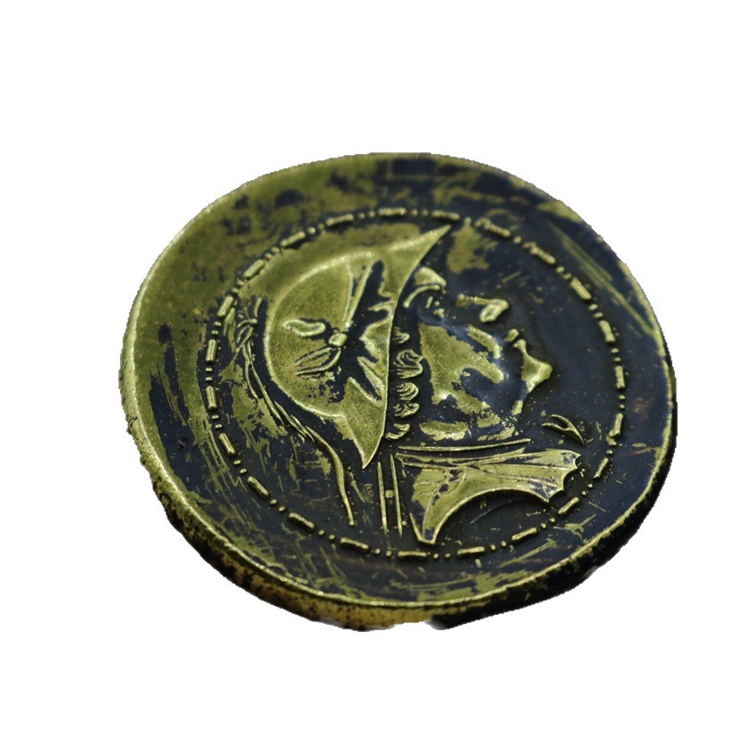 Antique Gold Coins, Solid Gilt Gold Coins, Handicrafts, Ancient Roman Coins, Gilt Gold Coins, Collection Ornaments, Fine and Sophisticated