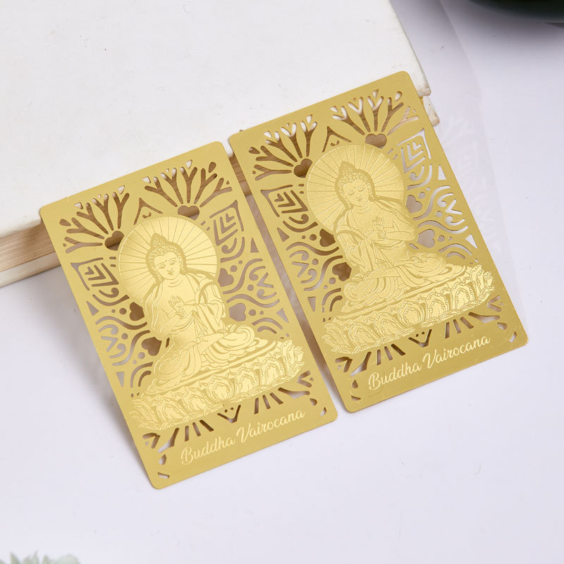 Feiteng Factory Direct Sales Eight Patron Saints Zodiac Tune Cards Twenty Years Manufacturers Metal Crafts Wholesale Customization