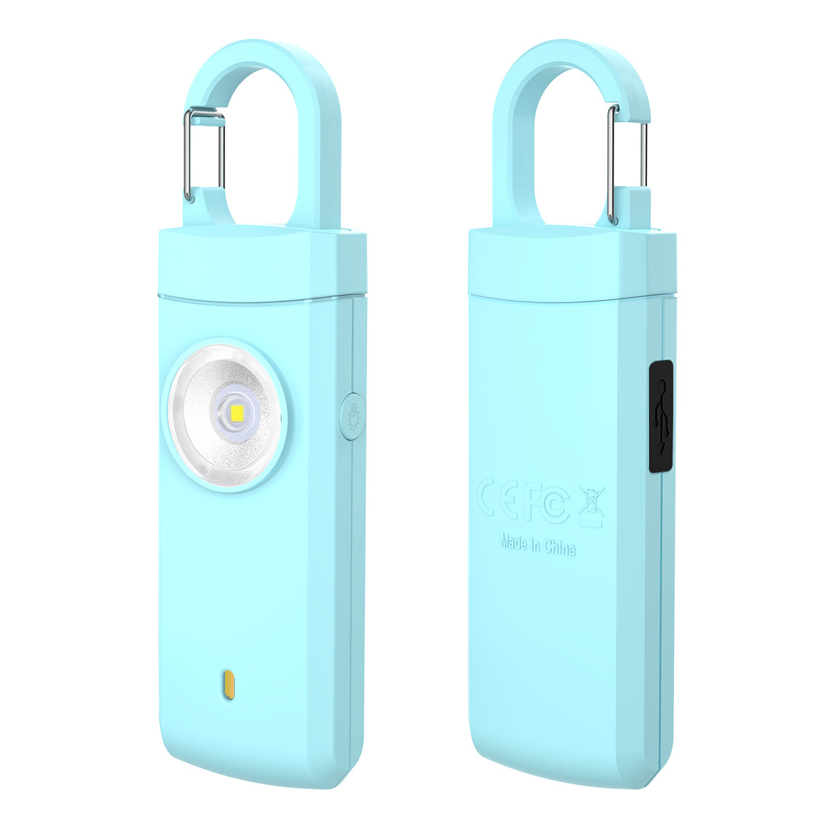 Meinoe New Anti-Wolf Alarm Rechargeable Personal Alarm 130 Decibel Female Rescue Alarm