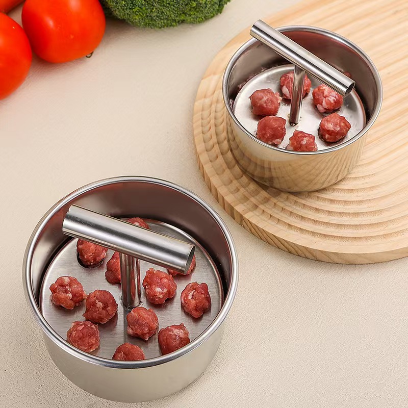 Household Stainless Steel Meatball Making Artifact Kitchen Mold Daily Meatball Sub Fish Ball Commercial Making Tools