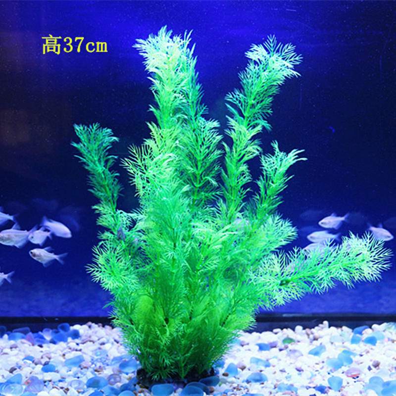Fish Tank Decoration, Simulated Aquatic Plants, Aquatic Landscaping, Fake Aquatic Plants Decoration, Soft Aquatic Plants, Plastic Aquatic Plants Green