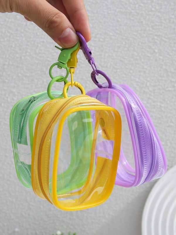 Labubu Bubble Matte Sliding Baby Bag PVC High Transparent Stereo Drying Baby Bag Hand-held Blind Box Display Box Data Line Charging