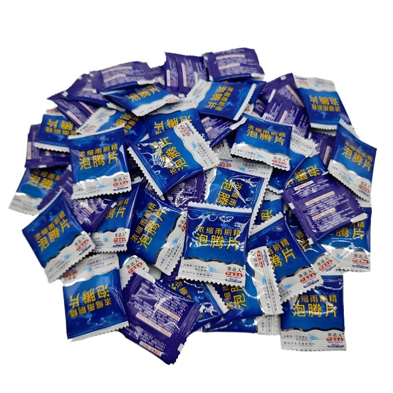 Car Windshield Cleaner Effervescent Tablets, Cleaning Agent, Oil Film Remover, Wiper Fluid, Glass Cleaner Effervescent Tablets