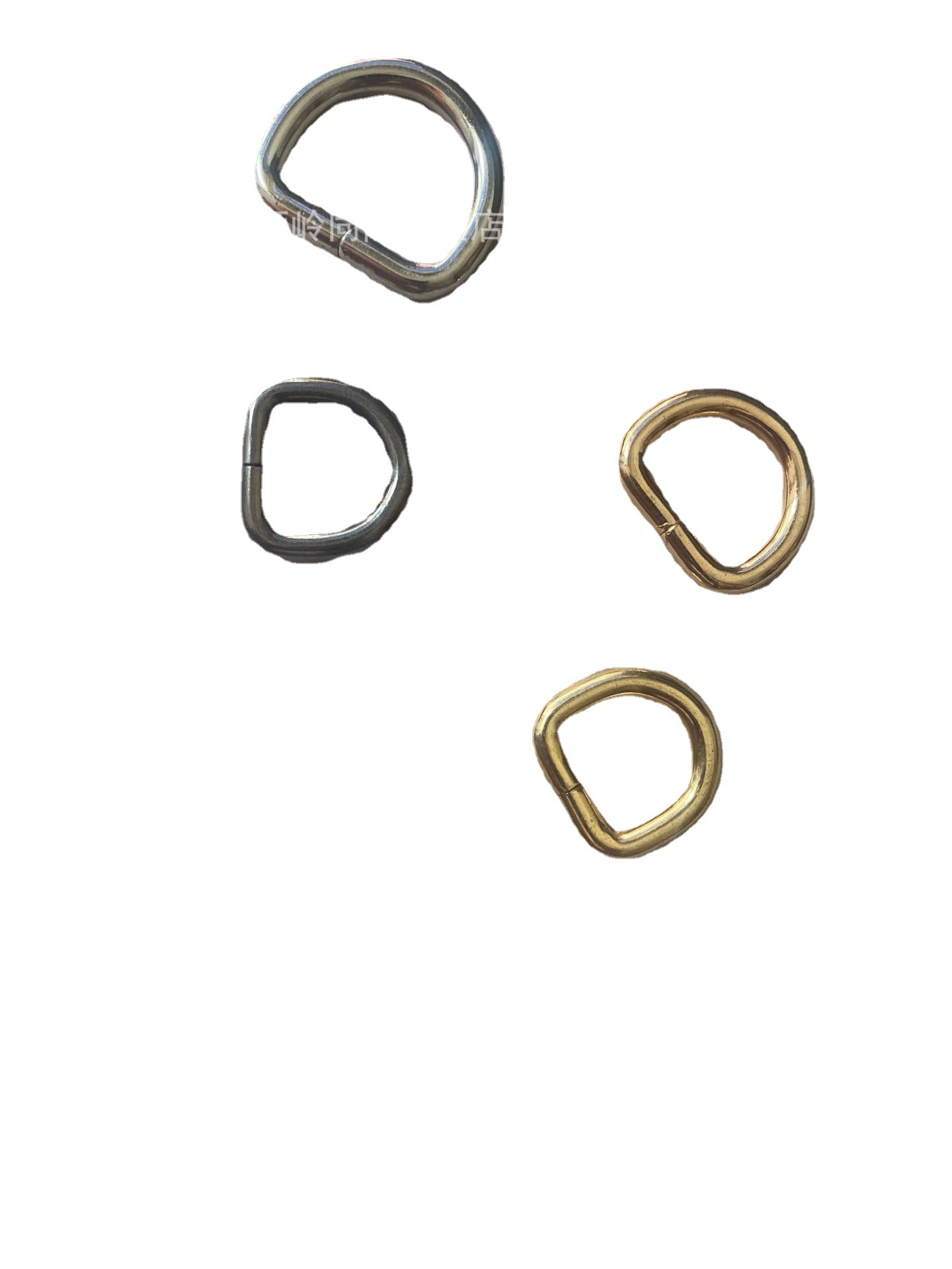Factory direct spot supply luggage accessories metal D-shaped buckle wire D-ring luggage hardware