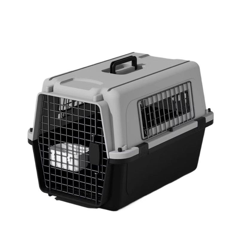 Dog Flight Box Large Air China Pet Shipping Box Dog Cage Portable Car Small Size Dogs Golden Retriever Cat Box