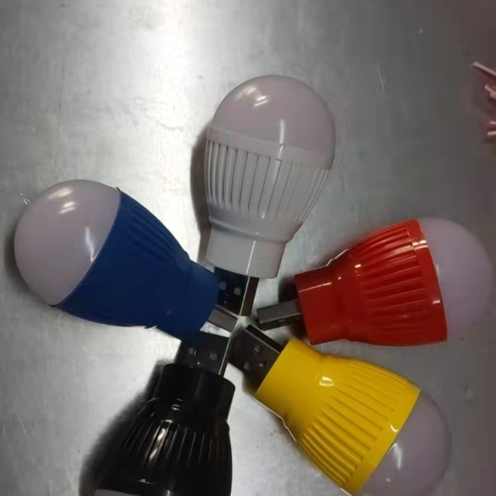 Wholesale Self-Produced Mini USB Lamp Small Bulb Lamp Energy-Saving Lamp White Light Lamp Outdoor Portable Bedroom Sleep Night Light
