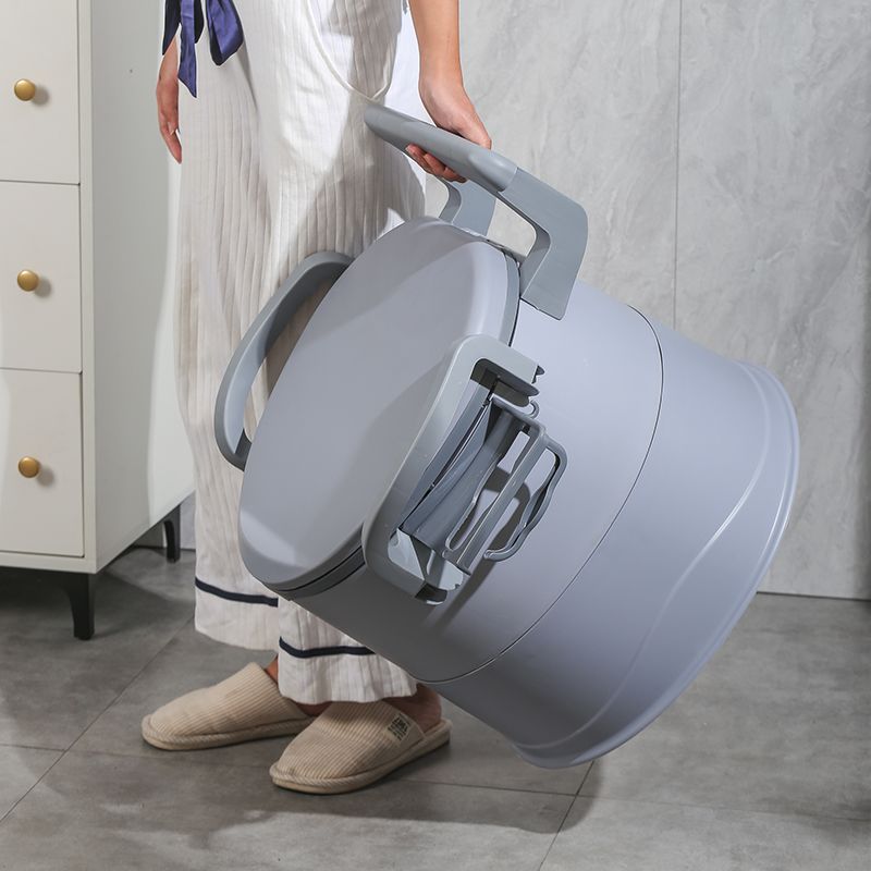 Mobile Toilet Chair for Adults, Household Use for the Elderly, Squat Toilet, Odor-Proof with Lid, Thickened Room Toilet, Wholesale