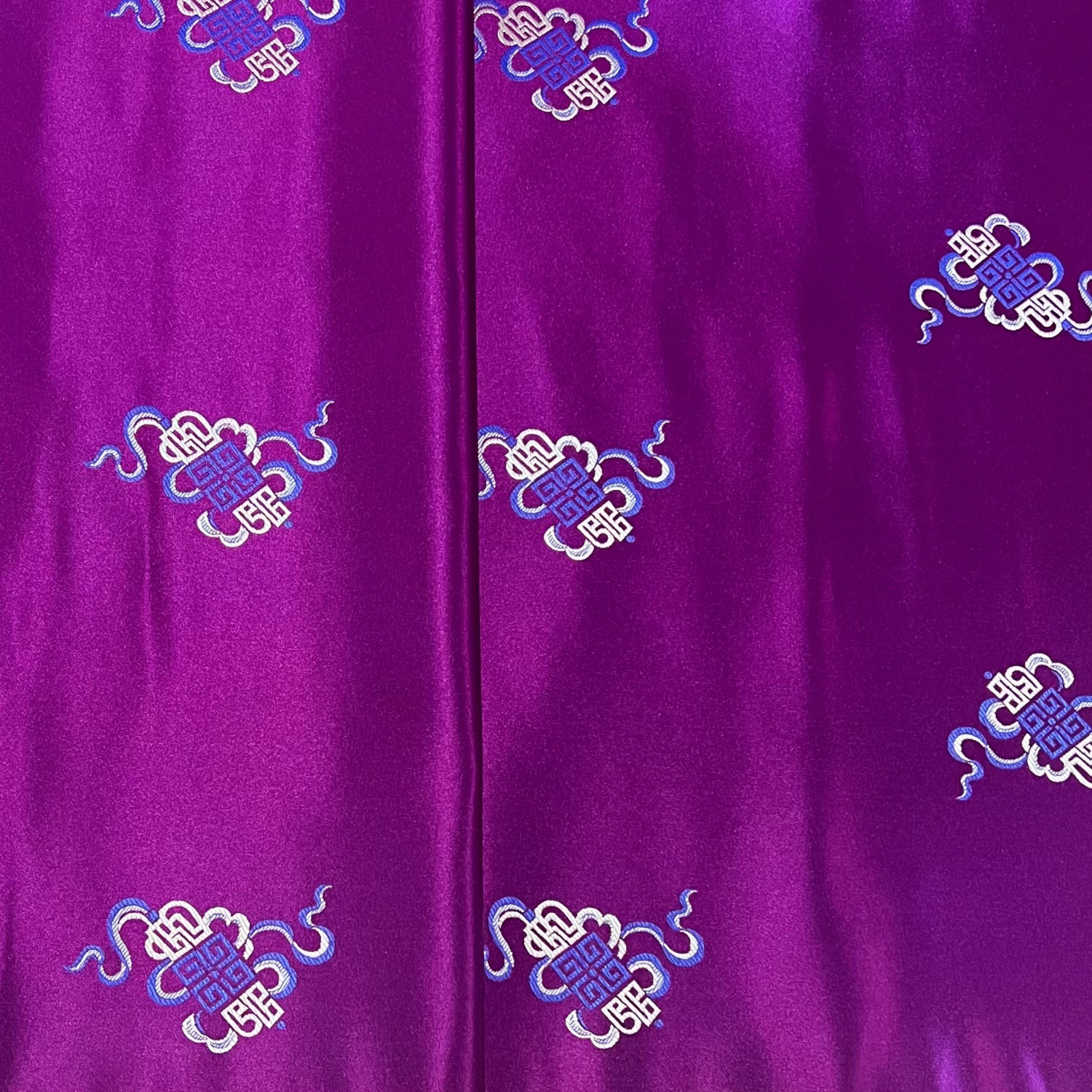 Ribbon Square Brocade Fabric Ethnic Style Tang Suit Cheongsam Mongolian Robe Vest Ethnic Minority Clothing Fabric