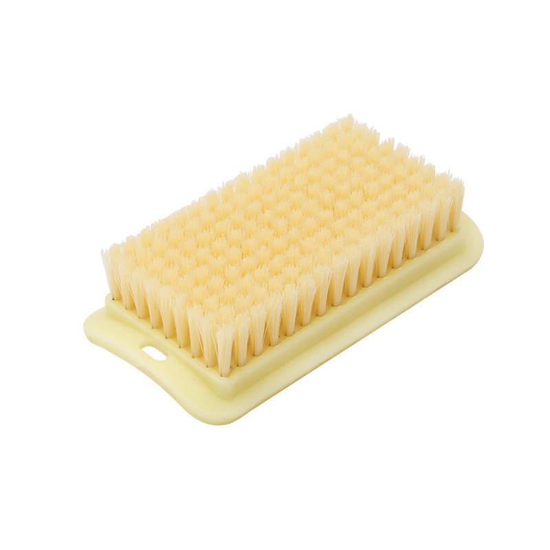 Household Soft-Bristled Laundry Brush Multi-Functional Cleaning Shoe Board Brush Does Not Damage Clothes Dormitory Laundry Plastic Square Cleaning Brush