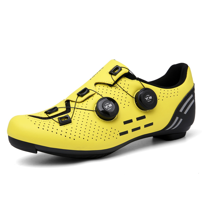 New professional cycling shoes men's lockless mountain bike bicycle shoes road bike lock shoes non-lock bicycle Women's Spring