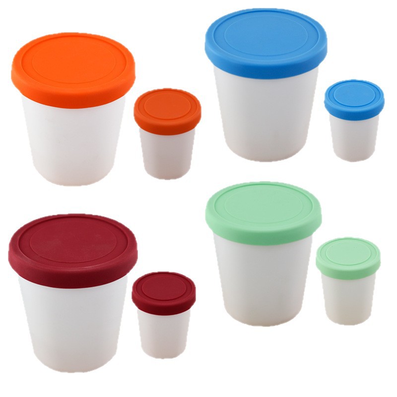 Ice Cream Cup Home-Made Ice Cream Mold Ice Cream Bucket Container Reusable Ice Cream Box Ice Storage Box