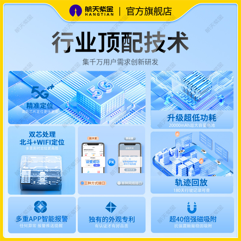 Gps Locator Car Vehicle Anti-Lost Anti-Theft Tracking Instrument Positioning Car Tracking Tracking Recording J