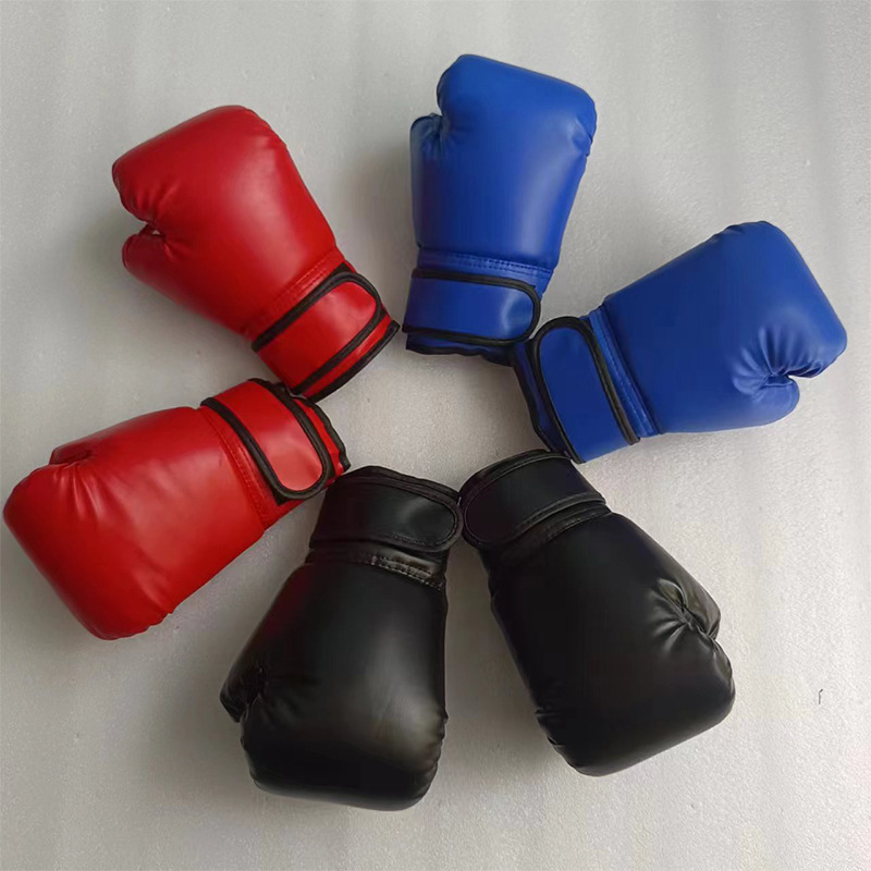 Boxing Gloves Kidsren's Sanda Fighting Training Thickeneded Boxing Gloves Martial Arts Fitness Sports Full Finger Gloves Boxing Supplies